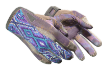★ Sport Gloves Violet Beadwork